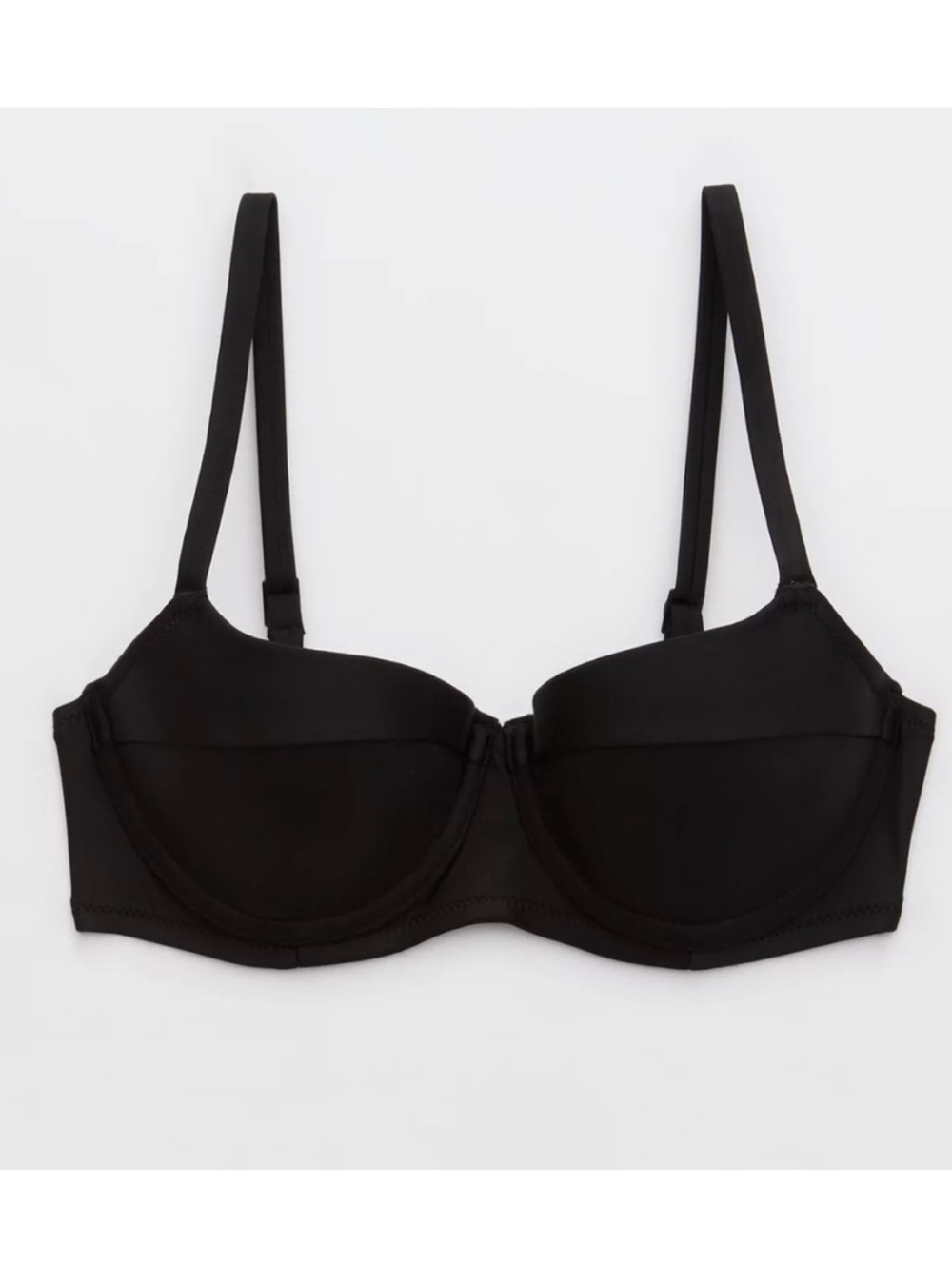aerie The Sungazer Bikini Top - True Black